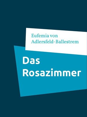 cover image of Das Rosazimmer